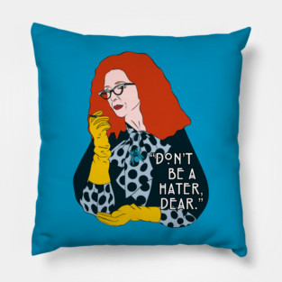 Myrtle Snow's Warning Pillow