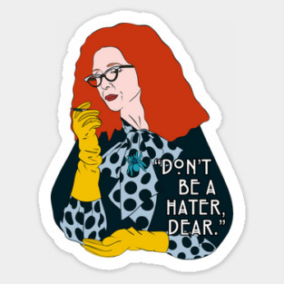 Myrtle Snow's Warning Sticker