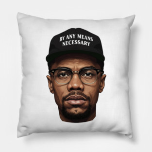 Malcolm X: By Any Means Necessary Pillow