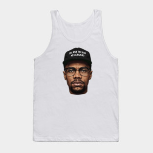 Malcolm X: By Any Means Necessary Tank Top