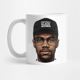 Malcolm X: Protect Black Women Mug