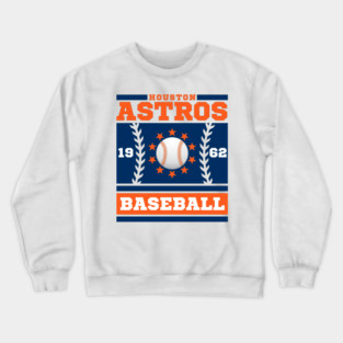 Houston Astros 1962 Baseball Varsity Crewneck Sweatshirt