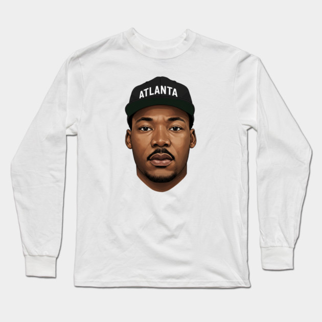 Martin Luther King: Atlanta Long Sleeve T-Shirt by UrbanLifeApparel
