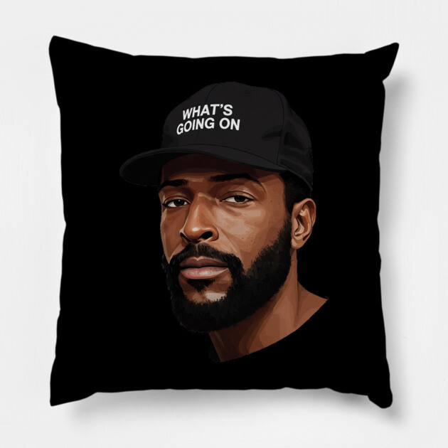 Marvin Gaye: What's Going On Pillow by UrbanLifeApparel