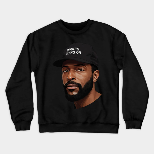 Marvin Gaye: What's Going On Crewneck Sweatshirt by UrbanLifeApparel