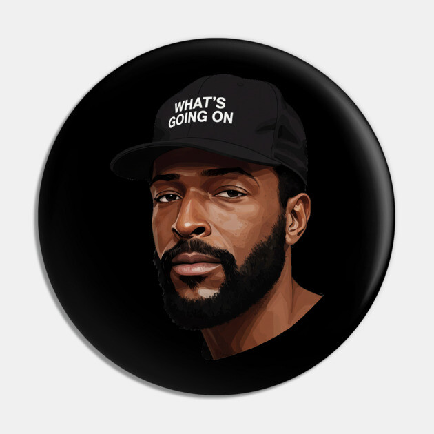 Marvin Gaye: What's Going On Pin by UrbanLifeApparel