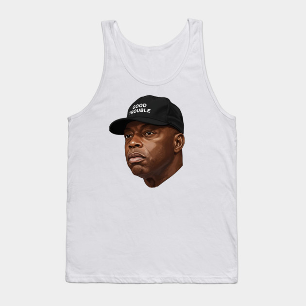 John Lewis: Good Trouble Tank Top by UrbanLifeApparel
