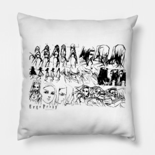 Re-L Mayer - sketches Pillow