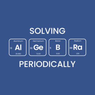 Solving Algebra periodically science design T-Shirt