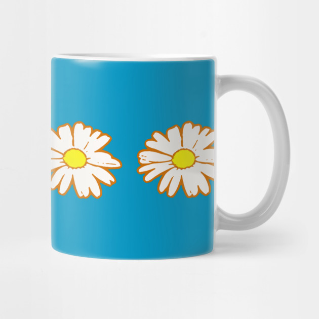 Groovy Daisy Row – Retro Floral by DonWillisJrArt