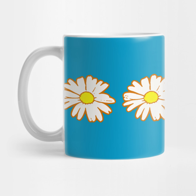 Groovy Daisy Row – Retro Floral by DonWillisJrArt