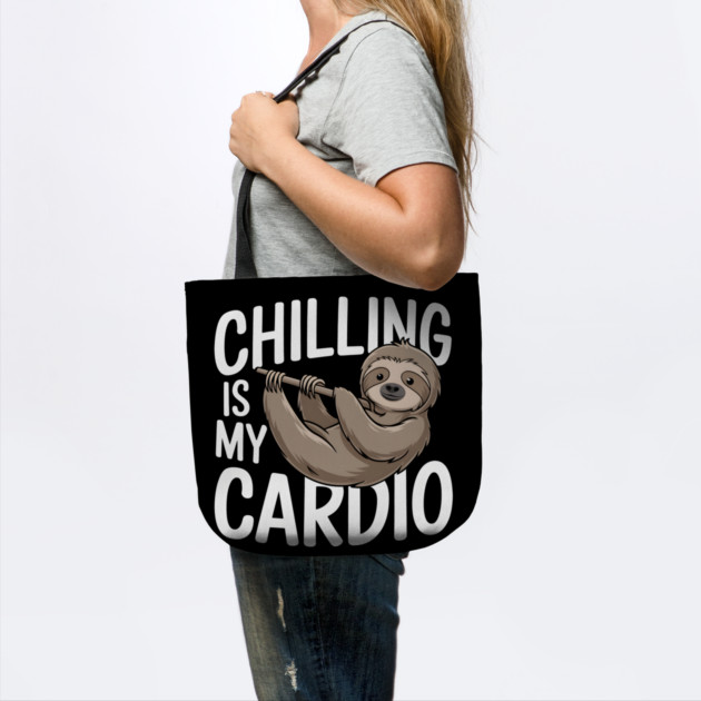 Chilling Is My Cardio Funny Sloth Gift by Koraful