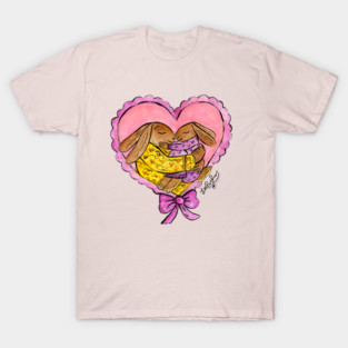 Sweetest Mother and Daughter Pajama Party!  Mommy & Me!  Mom and me! Mother's Day Super Rabbits! T-Shirt