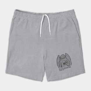 Felt Cute Mothman Shorts