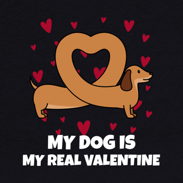My Dog Is My Real Valentine by Pixel Threads 