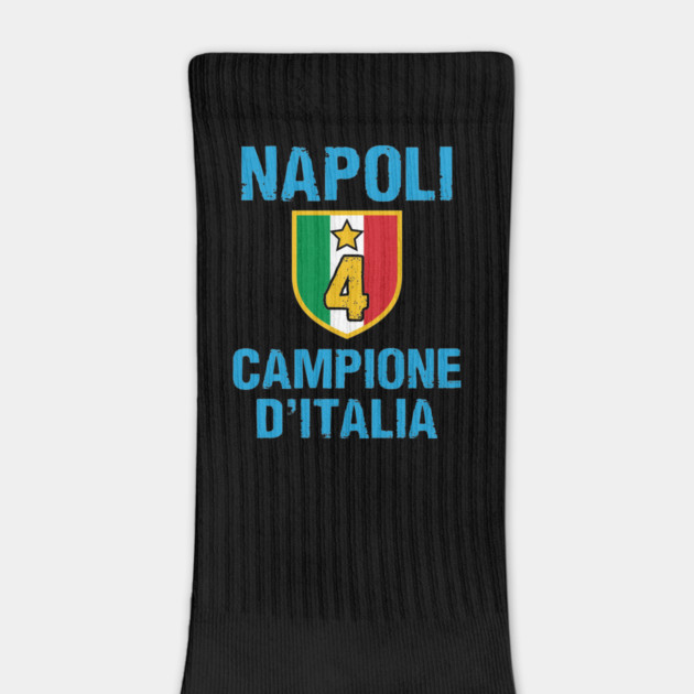 Napoli Campione D'Italia 2025 Celebrativa Quarti Campioni 4 scudetto Celebration by Tshirtiz