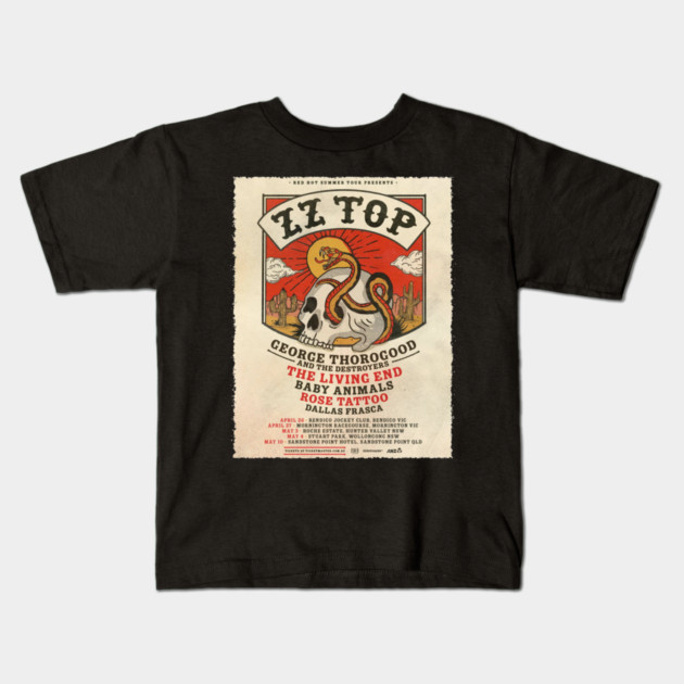 Red Hot Summer Tour Kids T-Shirt by Timeless Chaos