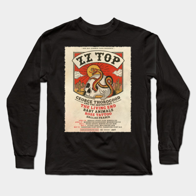 Red Hot Summer Tour Long Sleeve T-Shirt by Timeless Chaos