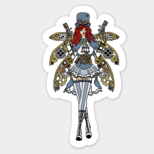 Steampunk Fairy Sticker