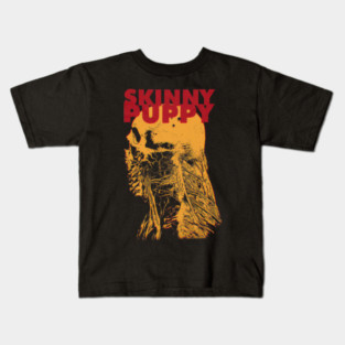 Skinny-red-puppy-on - sombremind #13 Kids T-Shirt