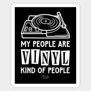 Vinyl Kind Of People Magnet