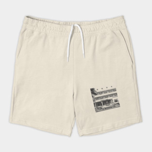 Classic American car and Art Deco Miami Beach Florida Shorts