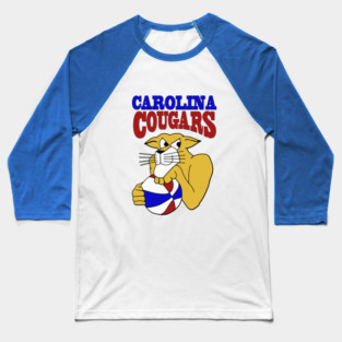 Defunct Carolina Cougars Basketball Baseball T-Shirt