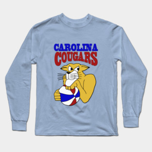 Defunct Carolina Cougars Basketball Long Sleeve T-Shirt