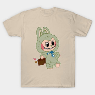 Labubu Green Office Worker T-Shirt