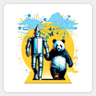 The Tinman and Panda Magnet
