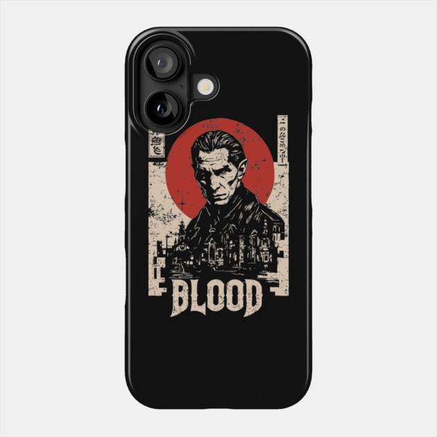 Vampire Hunter Gothic Horror Retro Japan Poster Phone Case by TuncGK