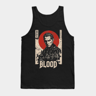 Vampire Hunter Gothic Horror Retro Japan Poster Tank Top
