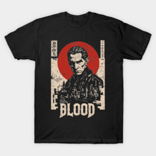 Vampire Hunter Gothic Horror Retro Japan Poster T-Shirt