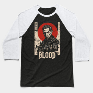 Vampire Hunter Gothic Horror Retro Japan Poster Baseball T-Shirt