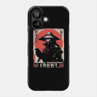 Creepy Scarecrow Raven Horror Retro Japan Poster Phone Case