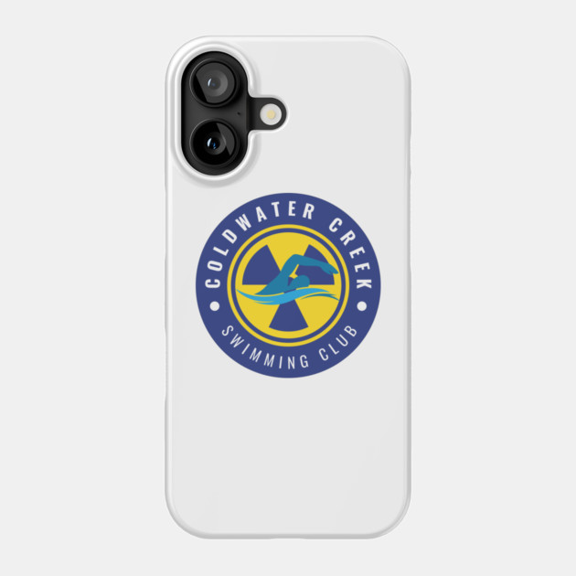 Coldwater Creek Swimming Club Phone Case by Litehouse Tees