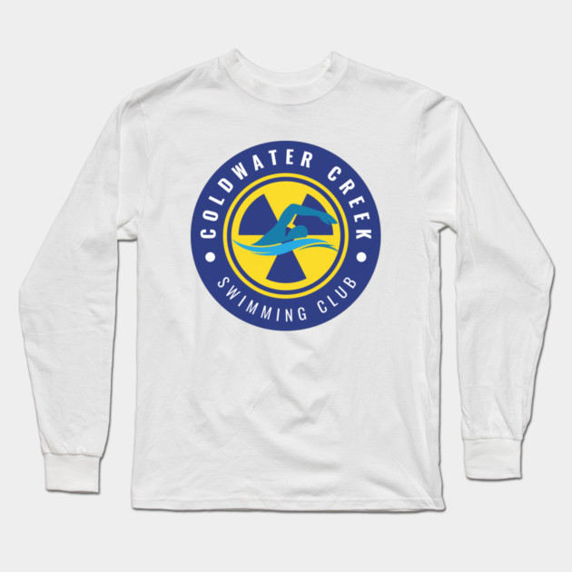 Coldwater Creek Swimming Club Long Sleeve T-Shirt by Litehouse Tees