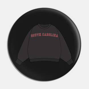 South Carolina Varsity Sweatshirt Sticker Pin