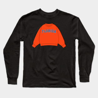 Florida Orange Sweatshirt Sticker Long Sleeve T-Shirt