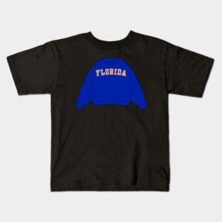 Florida Blue Sweatshirt Sticker Kids T-Shirt