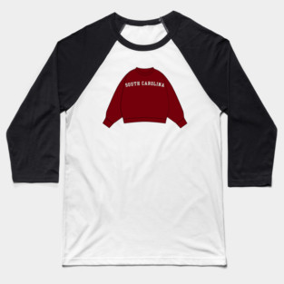 South Carolina Garnet Sweatshirt Sticker Baseball T-Shirt