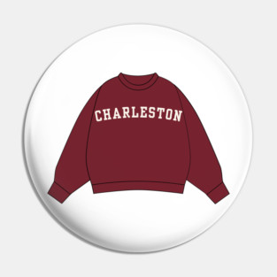 Charleston Varsity Sweatshirt Sticker Pin