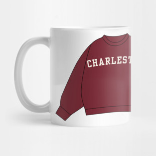 Charleston Varsity Sweatshirt Sticker Mug