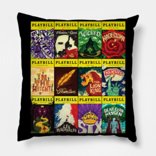Musical Collage Pillow