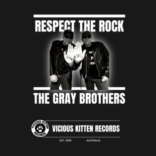 Vicious Kitten Records - The Gray Brothers T-Shirt