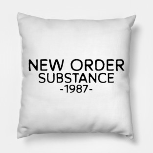 New Order Substance 1987 Pillow