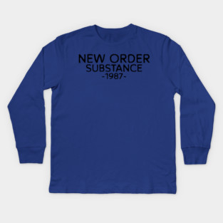 New Order Substance 1987 Kids Long Sleeve T-Shirt