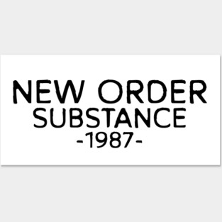 New Order Substance 1987 Posters and Art