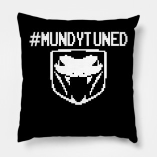 #MundyTuned Viper White Pillow