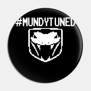 #MundyTuned Viper White Pin